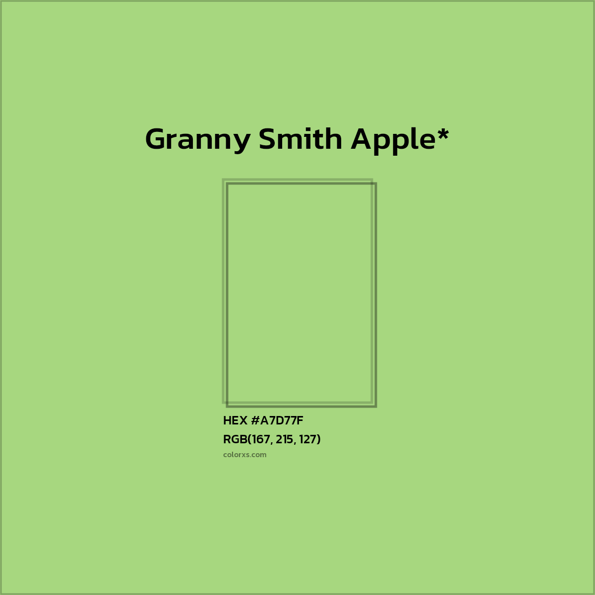 HEX #A7D77F Color Name, Color Code, Palettes, Similar Paints, Images