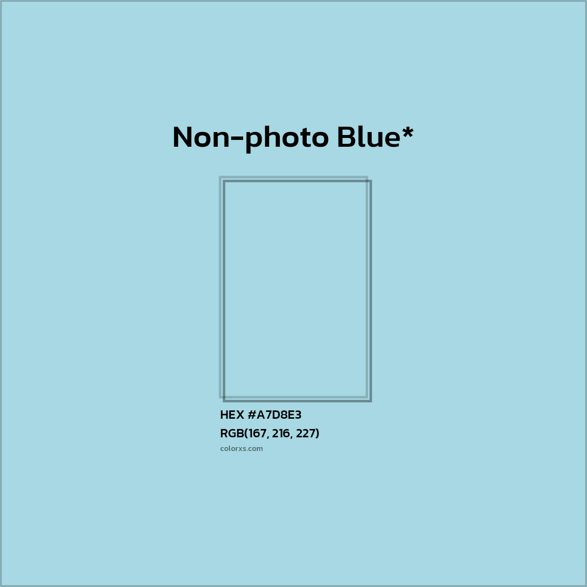 HEX #A7D8E3 Color Name, Color Code, Palettes, Similar Paints, Images