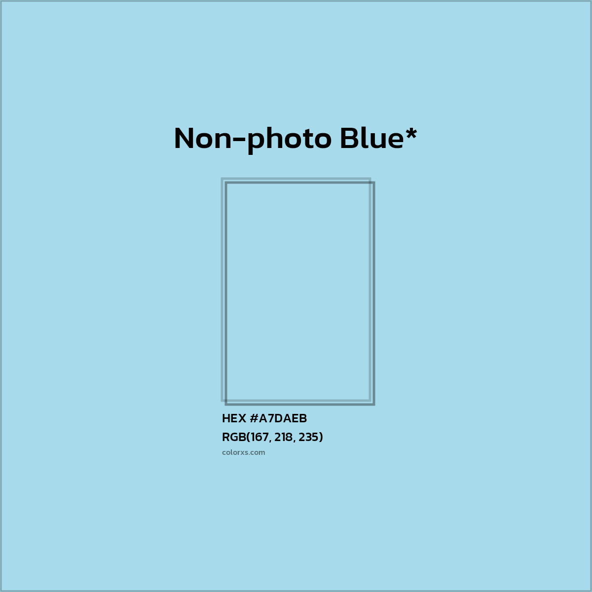 HEX #A7DAEB Color Name, Color Code, Palettes, Similar Paints, Images