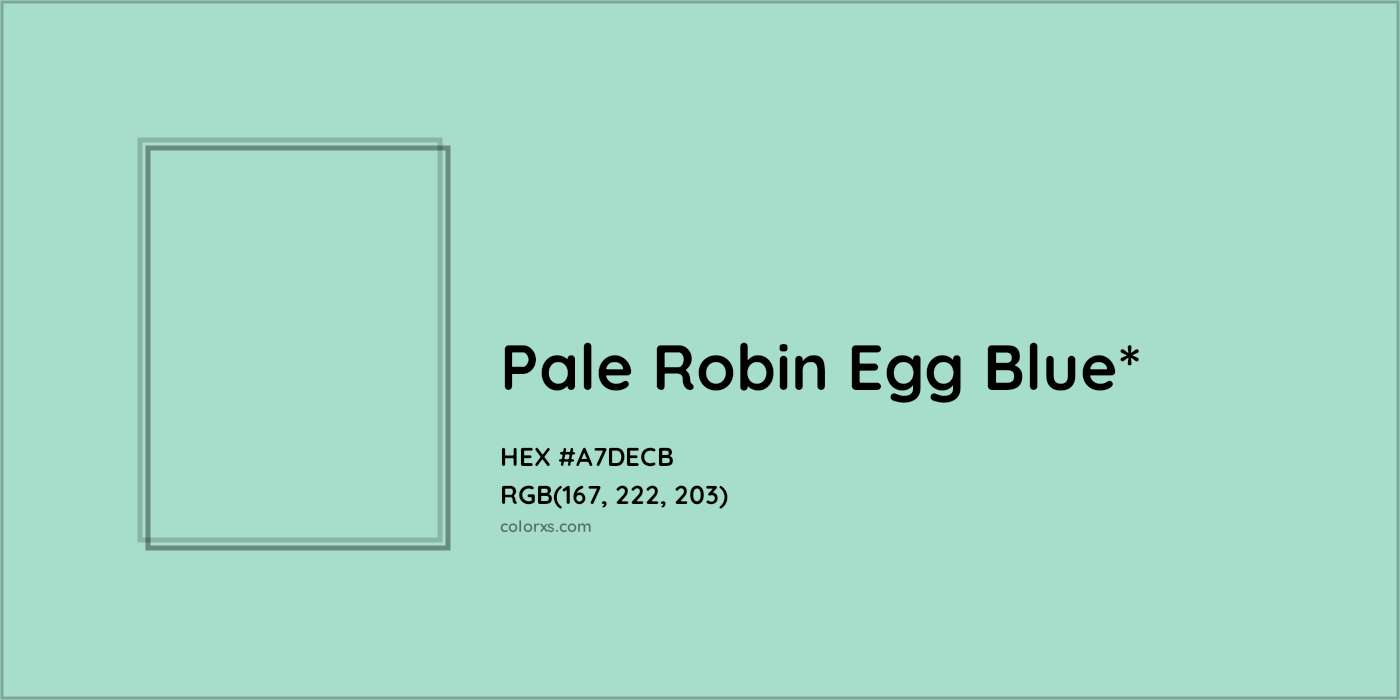HEX #A7DECB Color Name, Color Code, Palettes, Similar Paints, Images