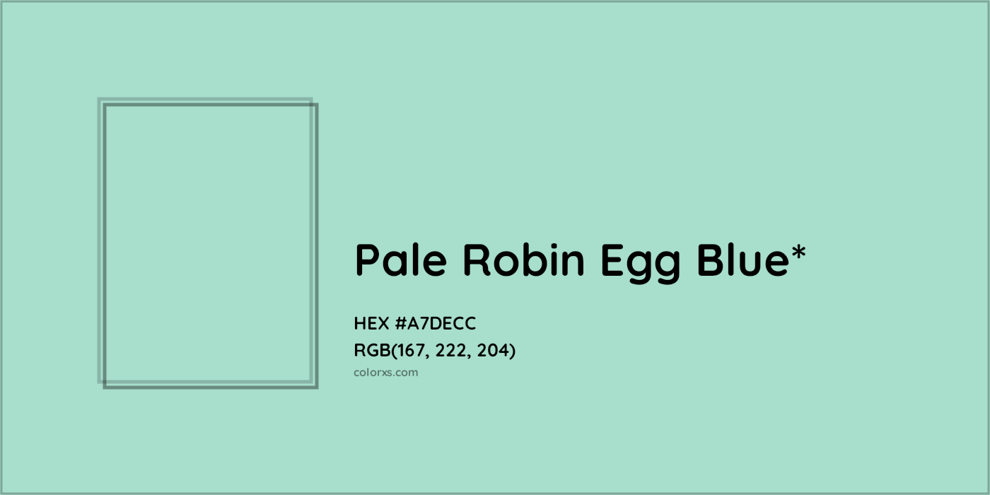 HEX #A7DECC Color Name, Color Code, Palettes, Similar Paints, Images