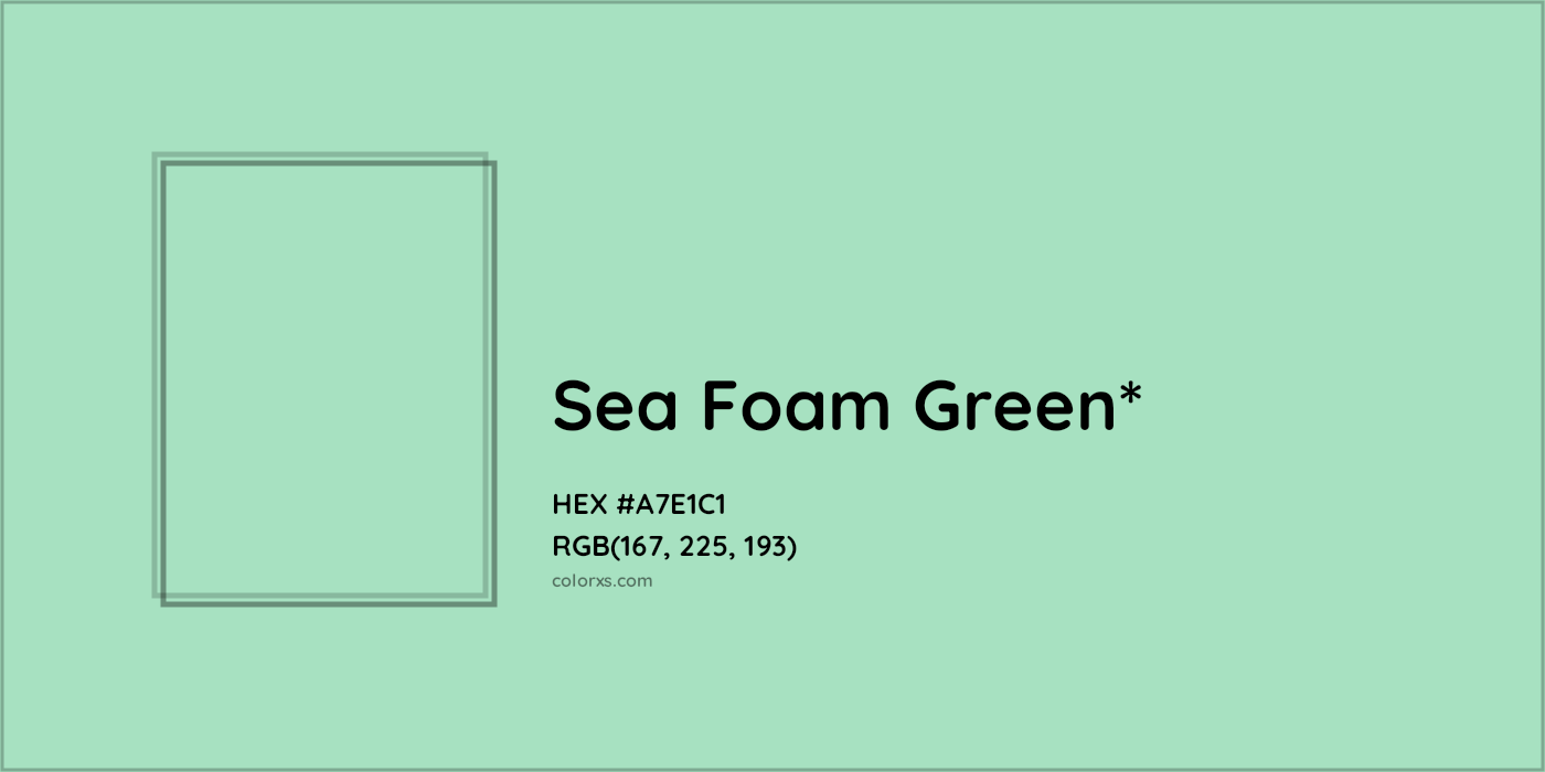 HEX #A7E1C1 Color Name, Color Code, Palettes, Similar Paints, Images