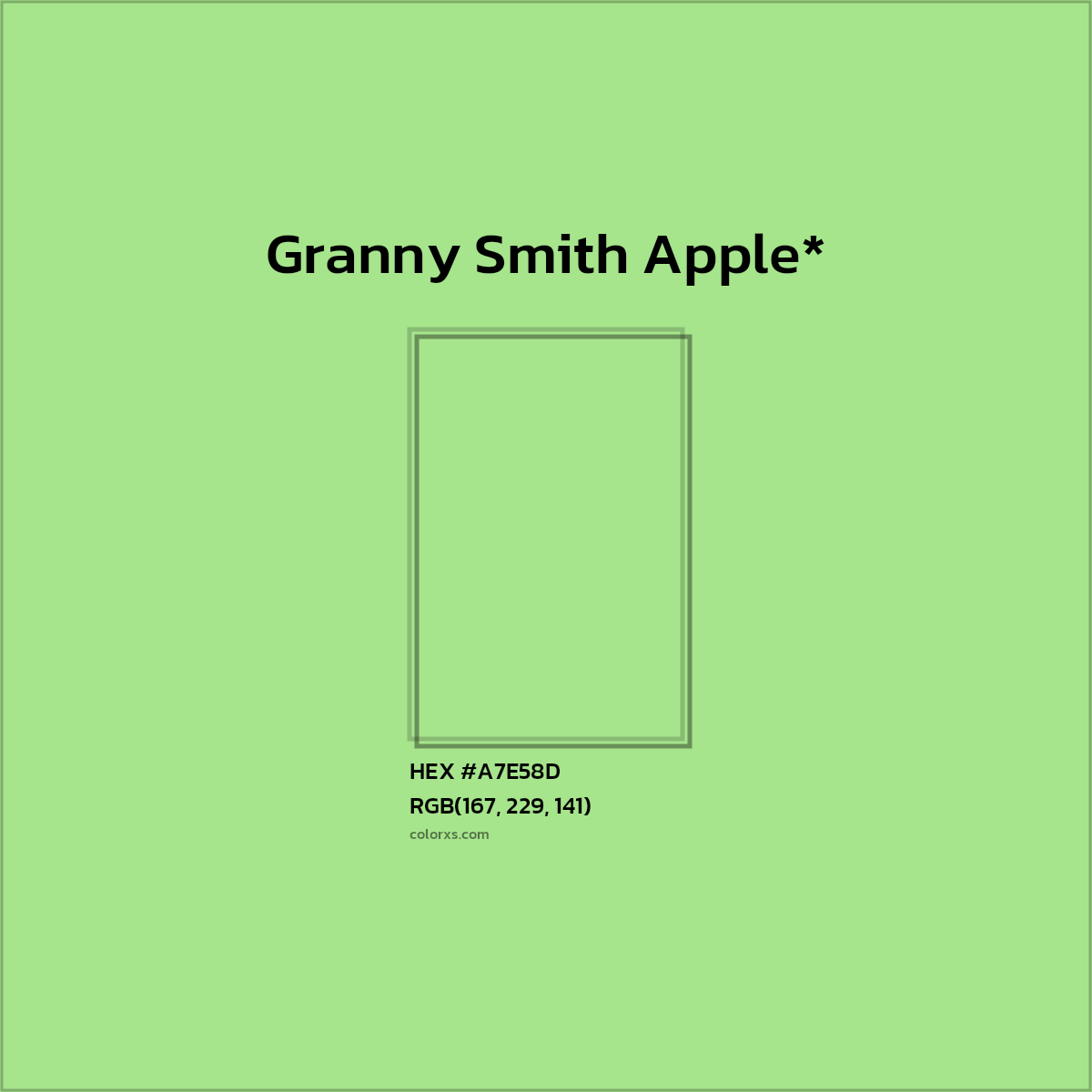 HEX #A7E58D Color Name, Color Code, Palettes, Similar Paints, Images