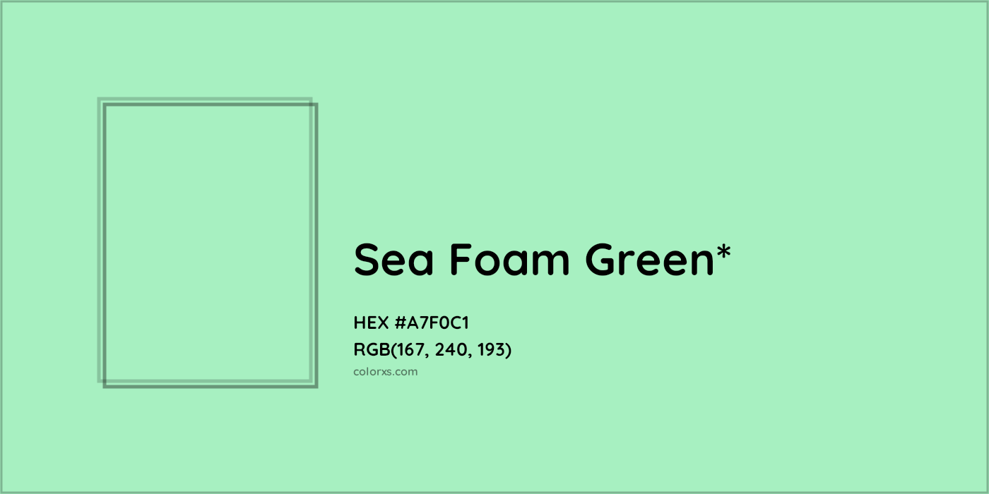 HEX #A7F0C1 Color Name, Color Code, Palettes, Similar Paints, Images