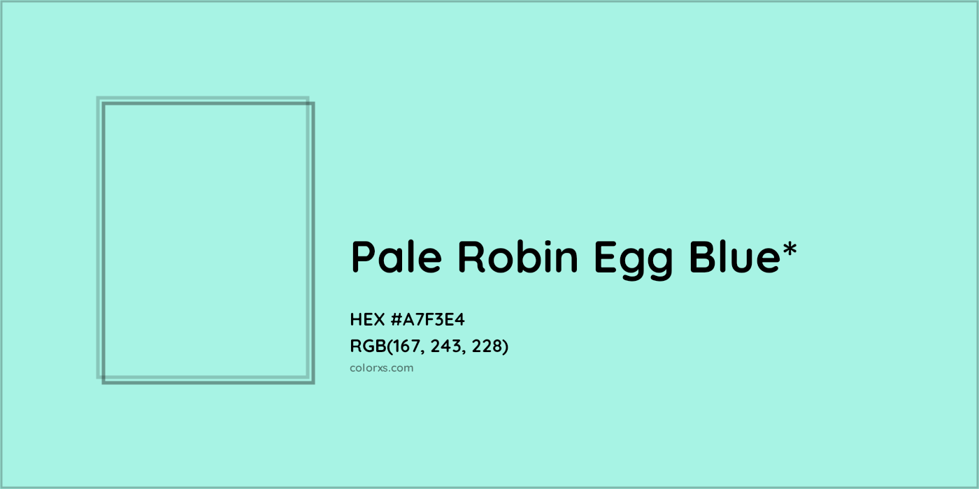 HEX #A7F3E4 Color Name, Color Code, Palettes, Similar Paints, Images