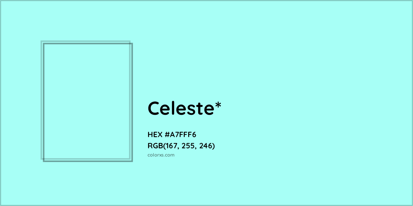 HEX #A7FFF6 Color Name, Color Code, Palettes, Similar Paints, Images