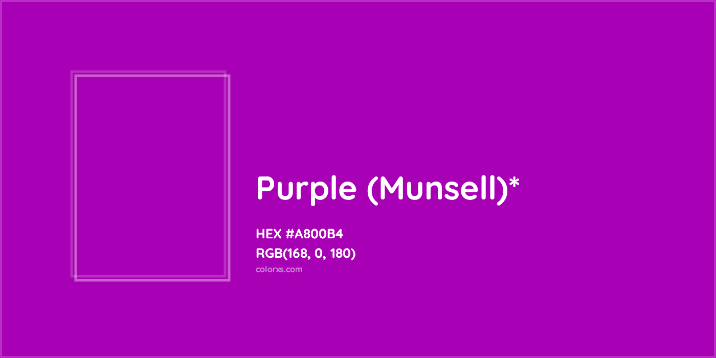 HEX #A800B4 Color Name, Color Code, Palettes, Similar Paints, Images