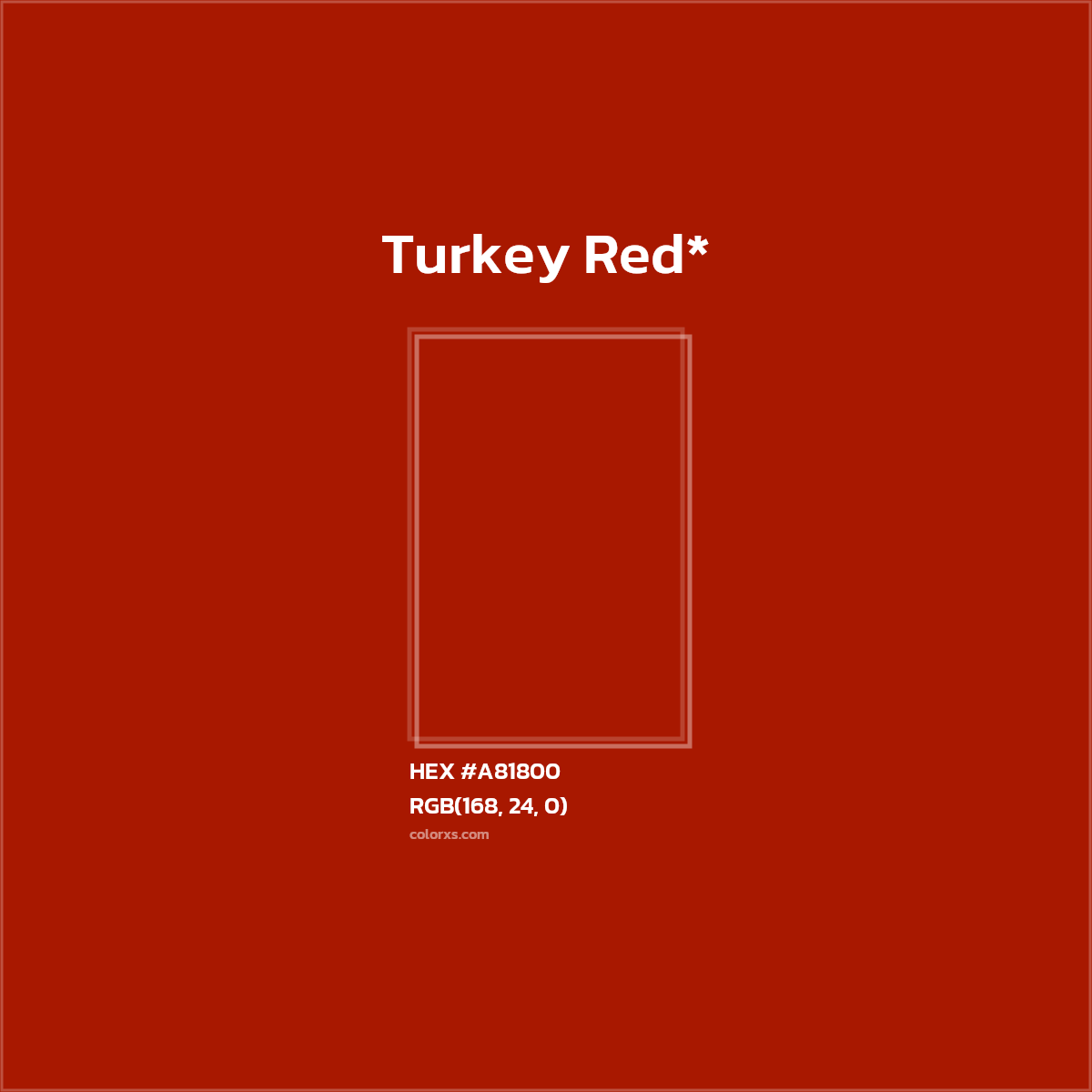 HEX #A81800 Color Name, Color Code, Palettes, Similar Paints, Images