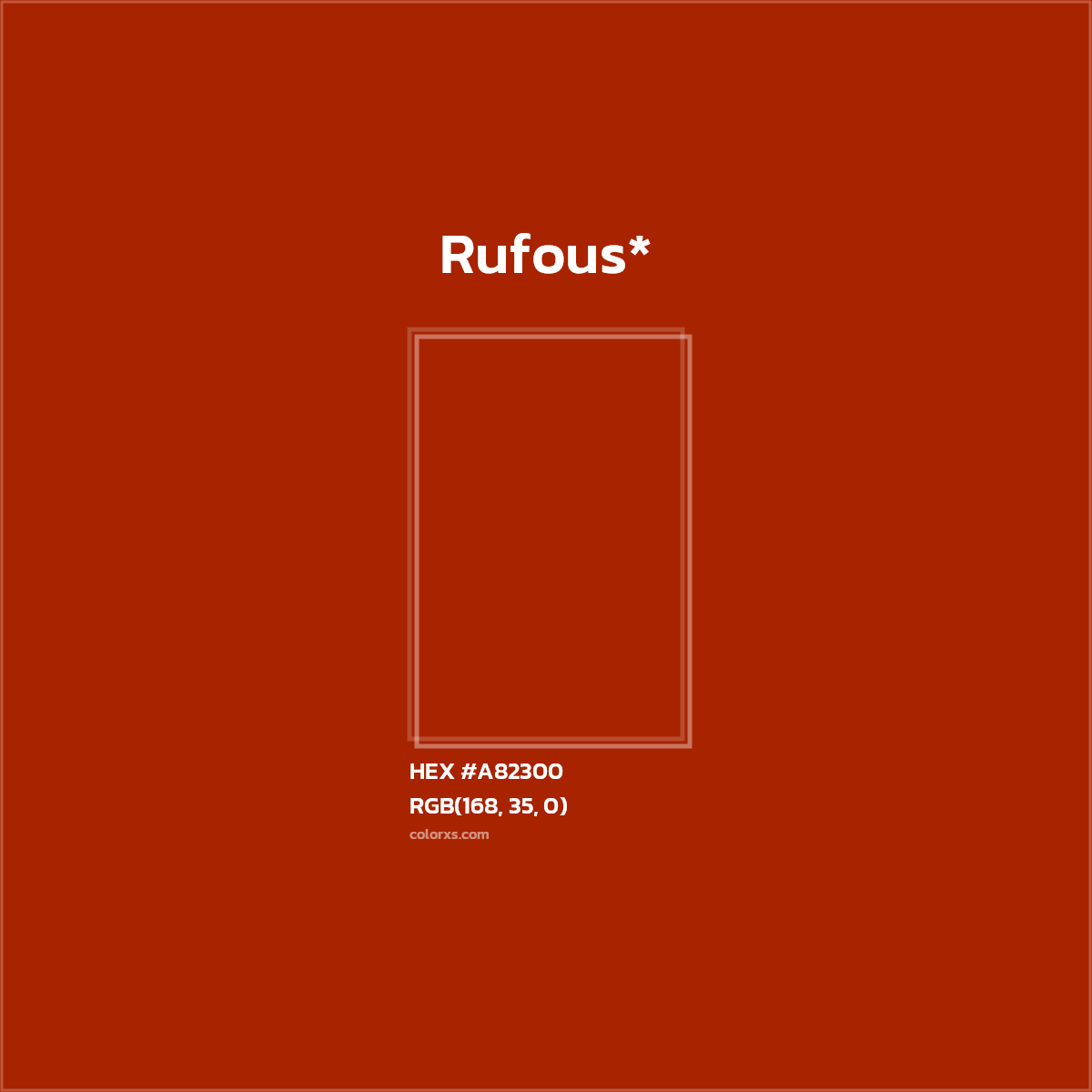 HEX #A82300 Color Name, Color Code, Palettes, Similar Paints, Images