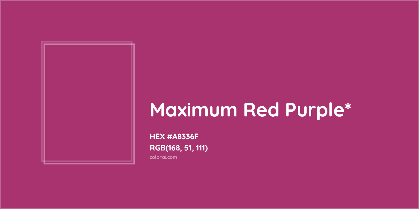 HEX #A8336F Color Name, Color Code, Palettes, Similar Paints, Images