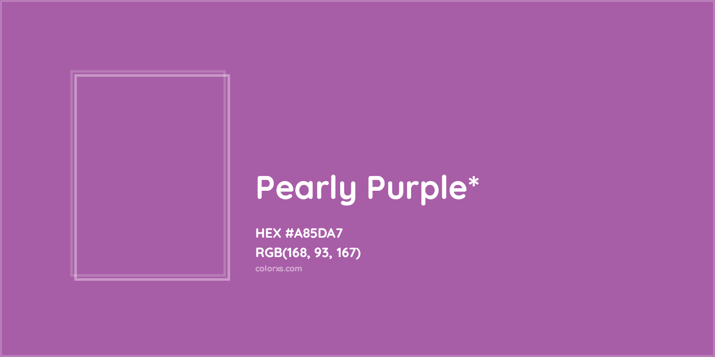 HEX #A85DA7 Color Name, Color Code, Palettes, Similar Paints, Images