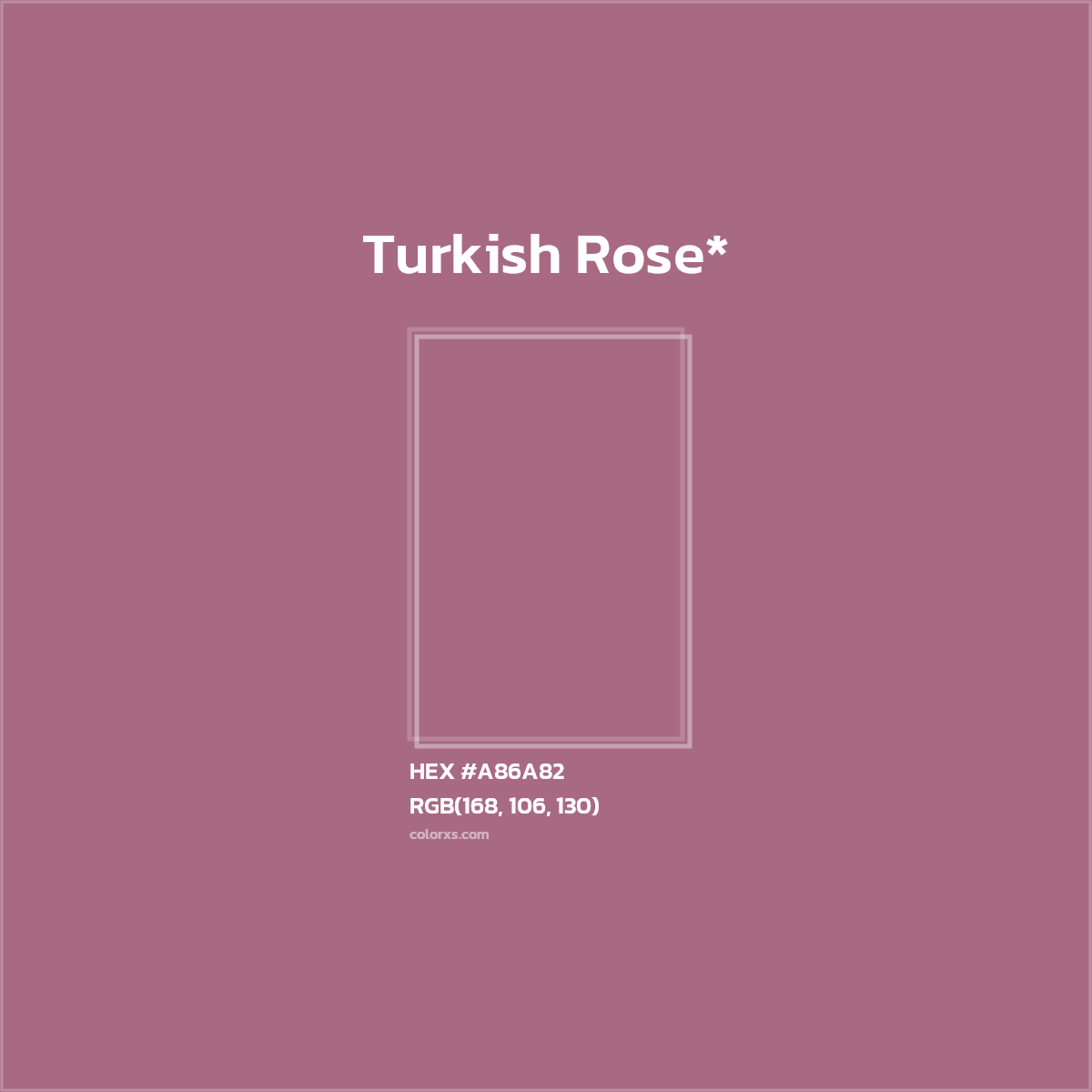 HEX #A86A82 Color Name, Color Code, Palettes, Similar Paints, Images