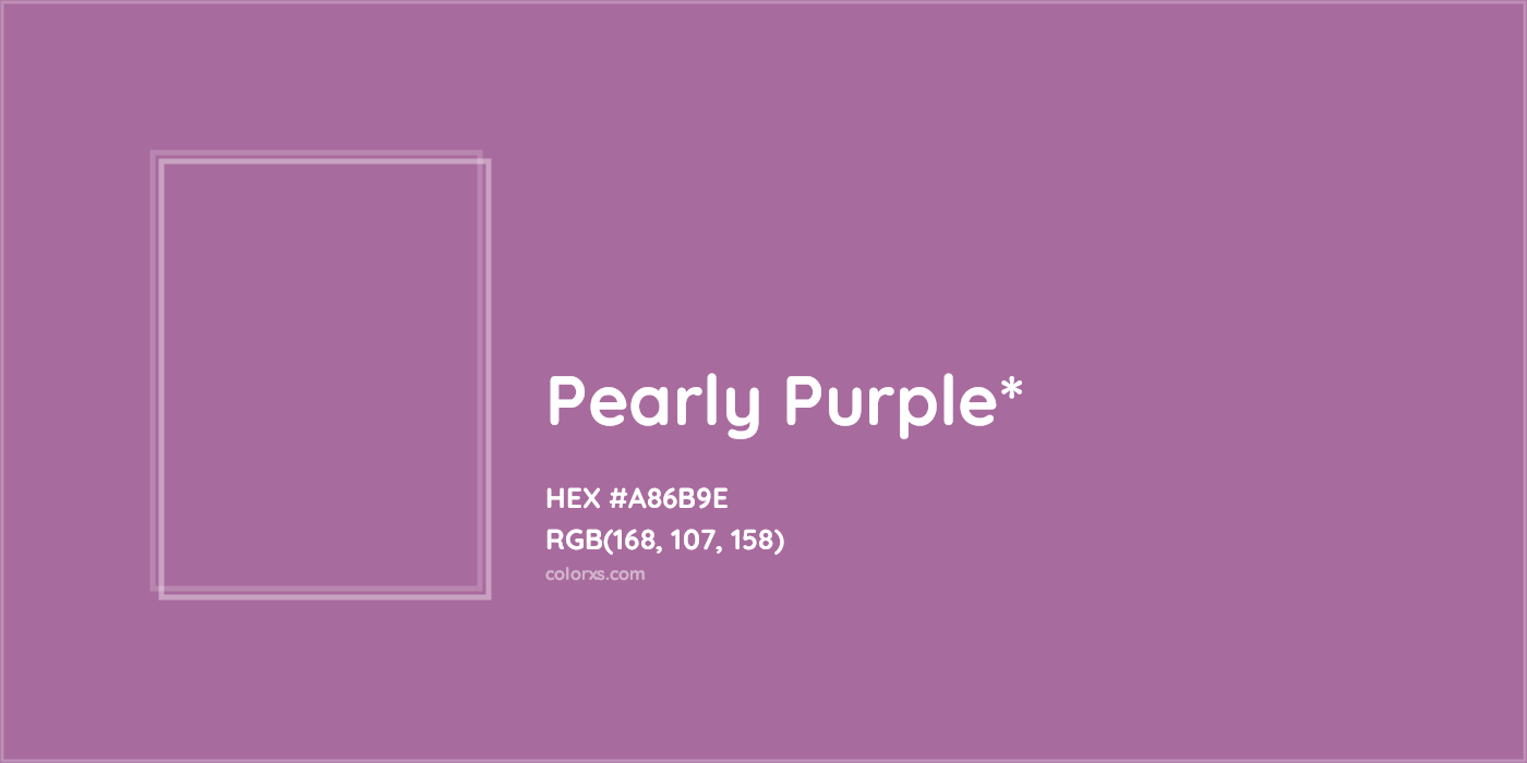 HEX #A86B9E Color Name, Color Code, Palettes, Similar Paints, Images