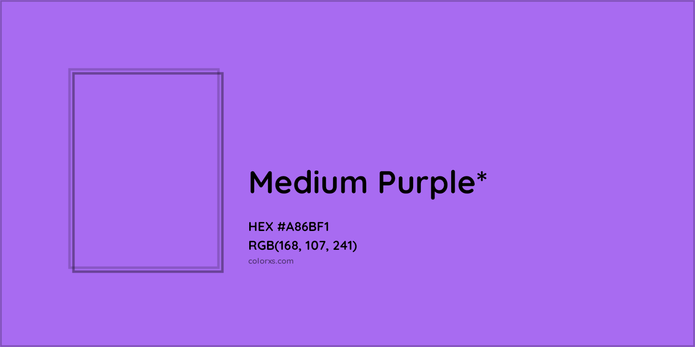 HEX #A86BF1 Color Name, Color Code, Palettes, Similar Paints, Images