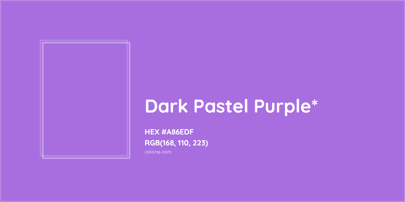 HEX #A86EDF Color Name, Color Code, Palettes, Similar Paints, Images