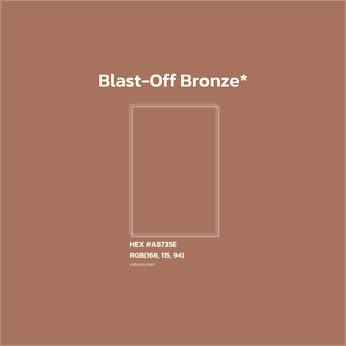 HEX #A8735E Color Name, Color Code, Palettes, Similar Paints, Images