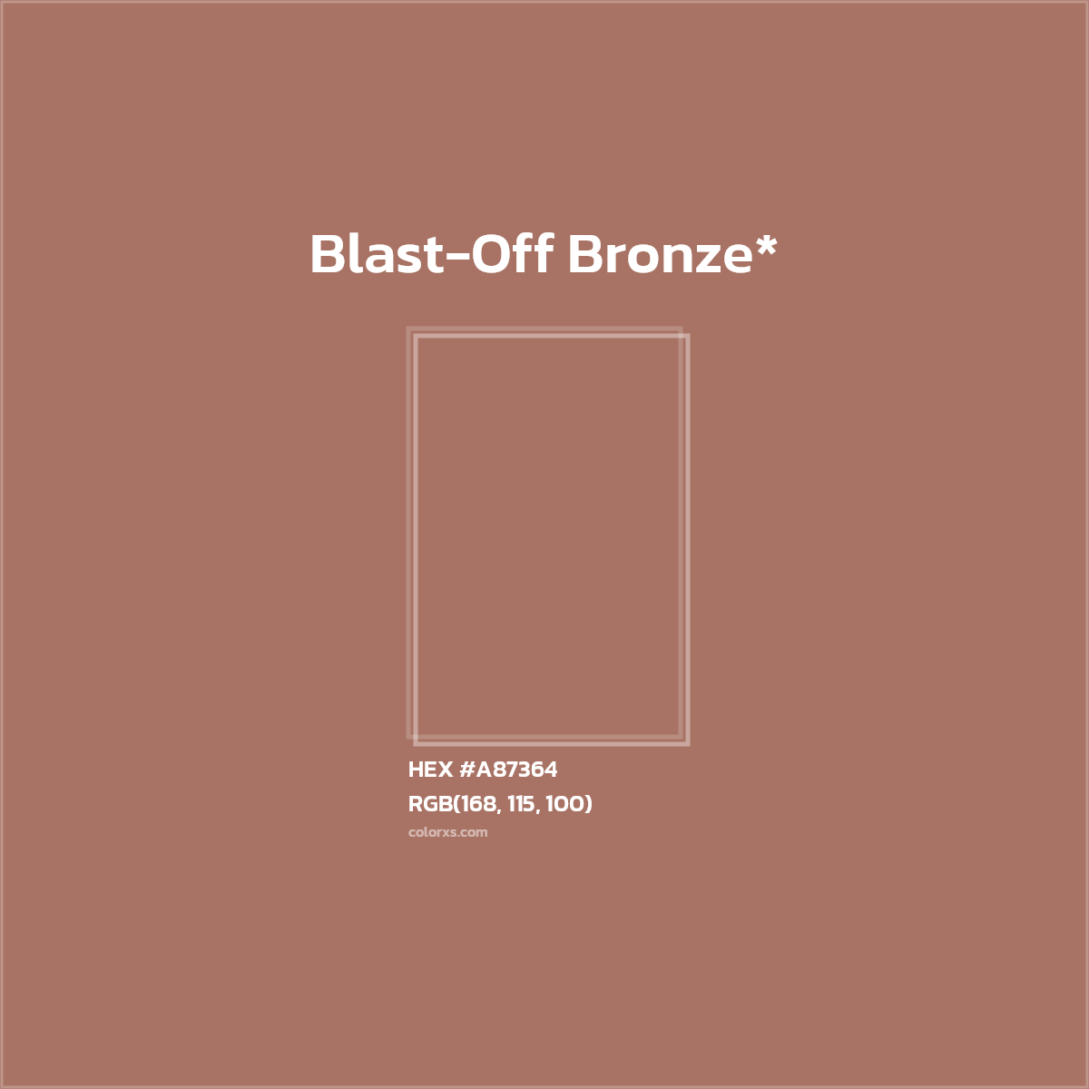 HEX #A87364 Color Name, Color Code, Palettes, Similar Paints, Images
