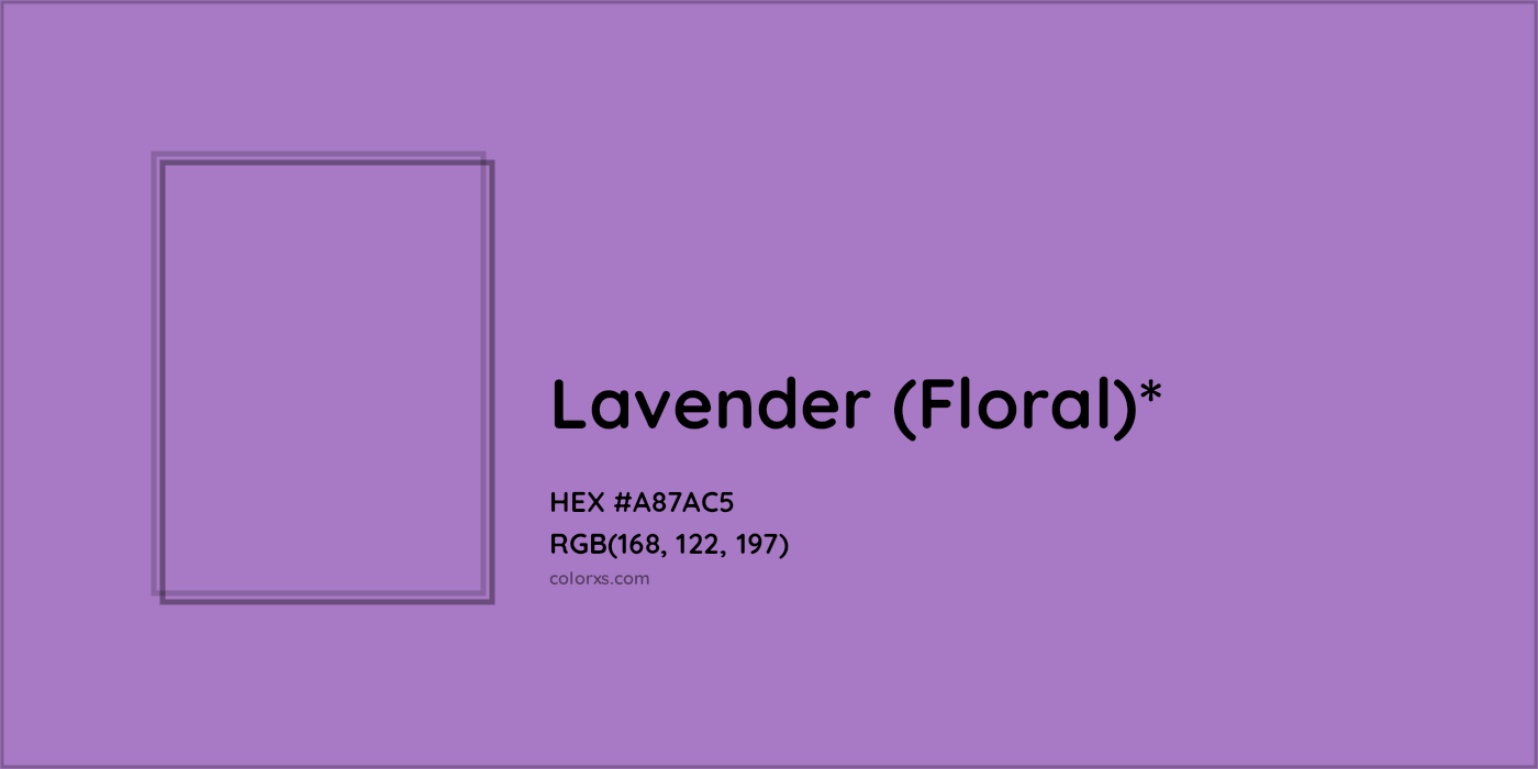 HEX #A87AC5 Color Name, Color Code, Palettes, Similar Paints, Images