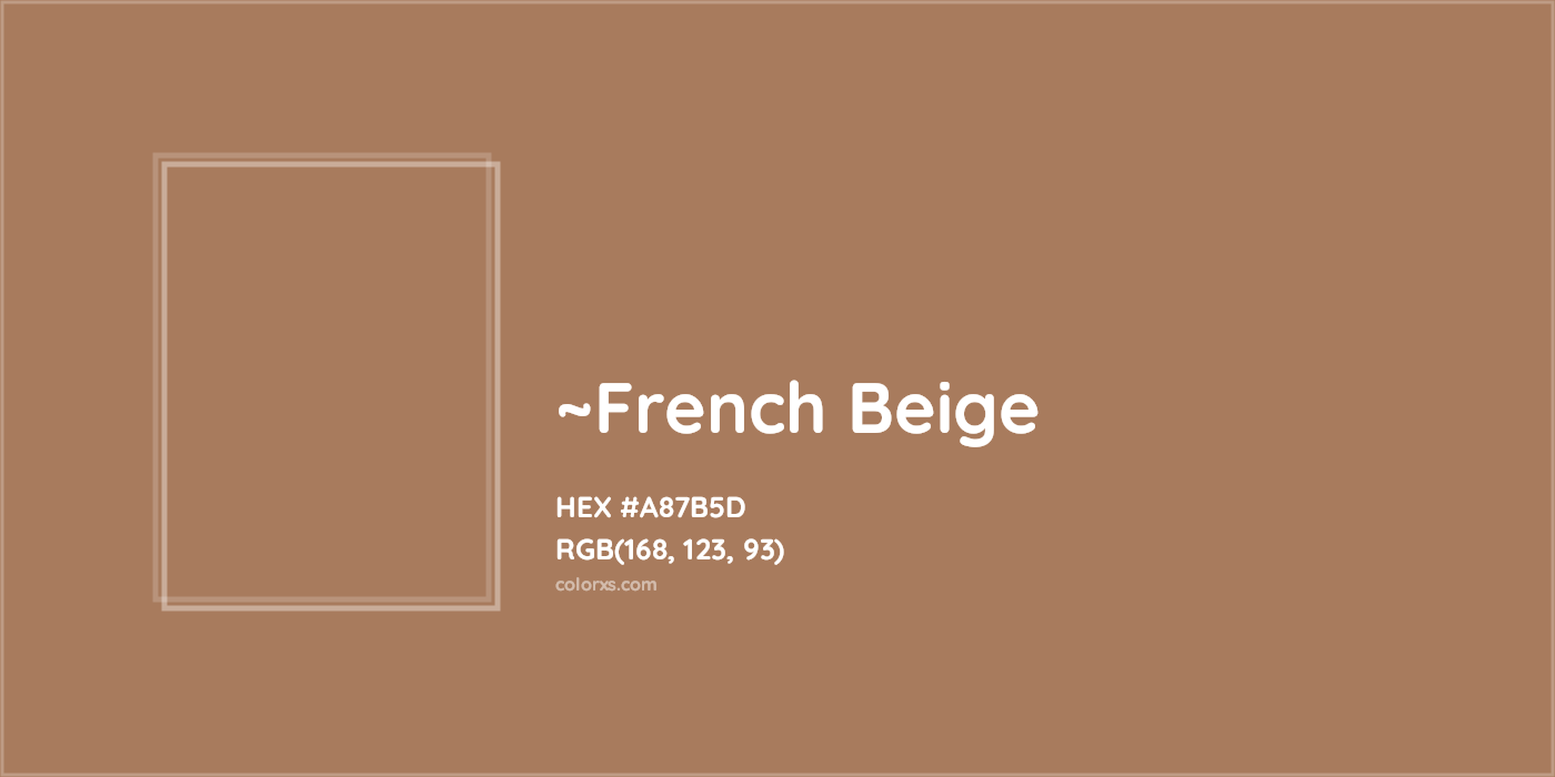 HEX #A87B5D Color Name, Color Code, Palettes, Similar Paints, Images