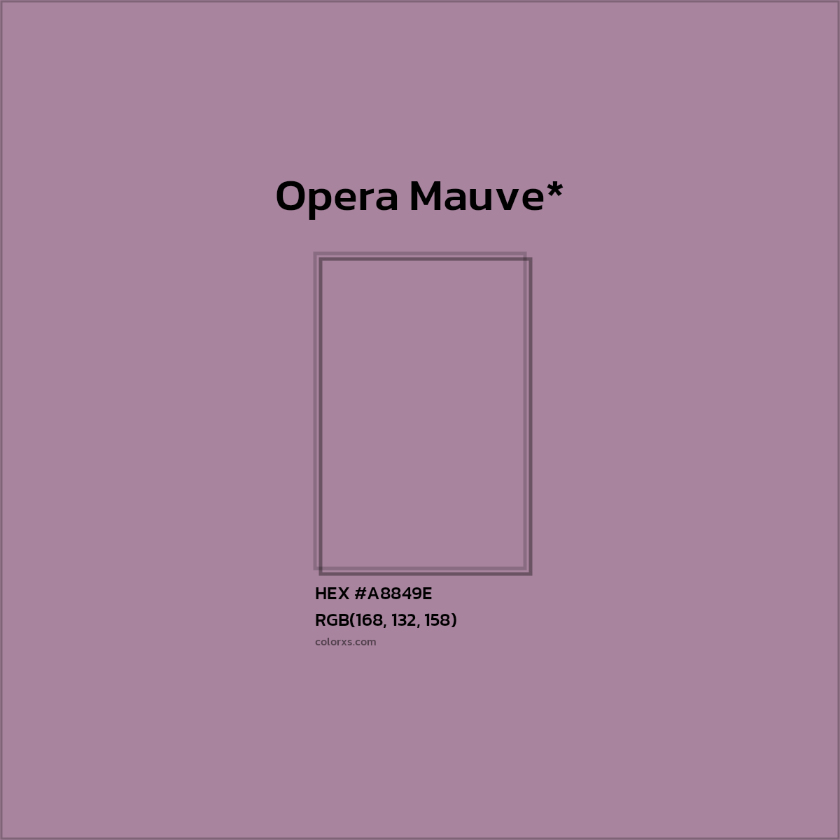 HEX #A8849E Color Name, Color Code, Palettes, Similar Paints, Images