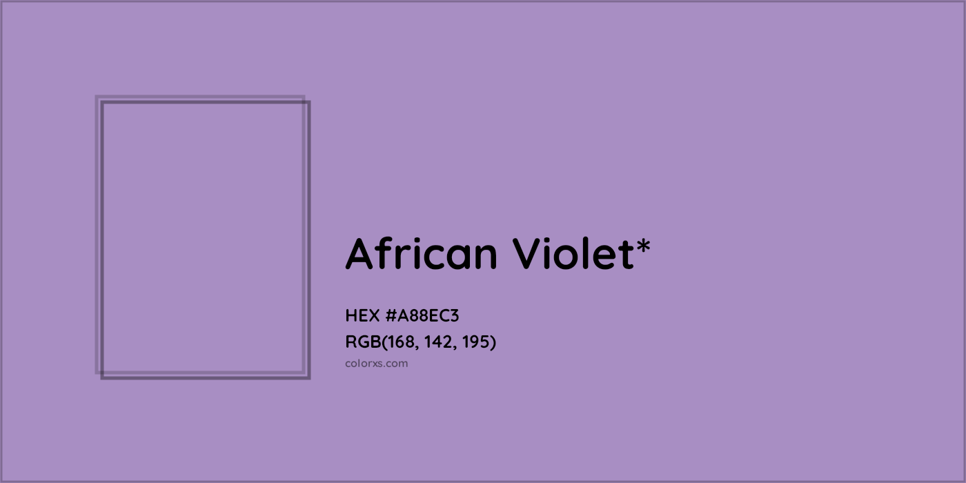 HEX #A88EC3 Color Name, Color Code, Palettes, Similar Paints, Images