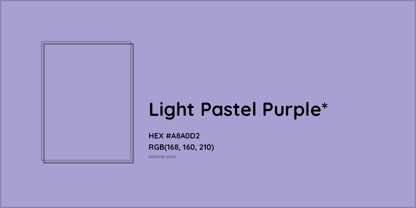 HEX #A8A0D2 Color Name, Color Code, Palettes, Similar Paints, Images