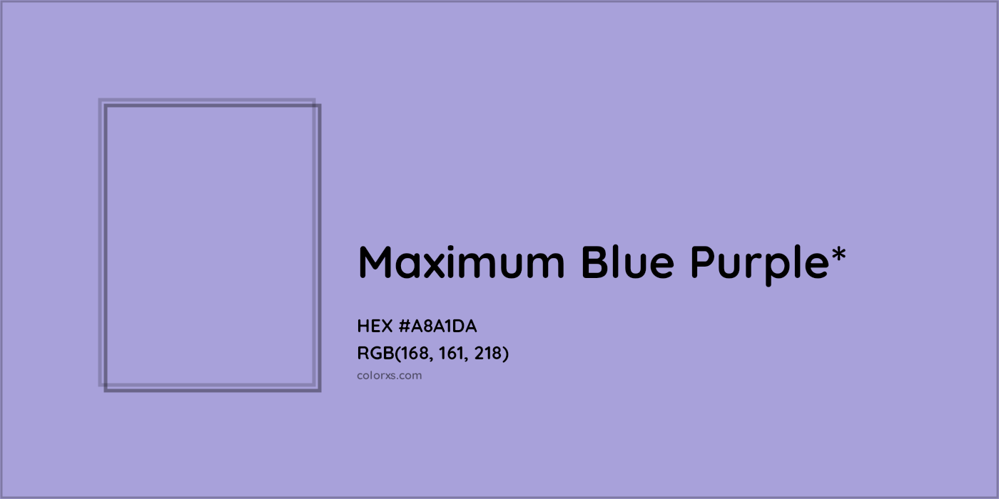 HEX #A8A1DA Color Name, Color Code, Palettes, Similar Paints, Images