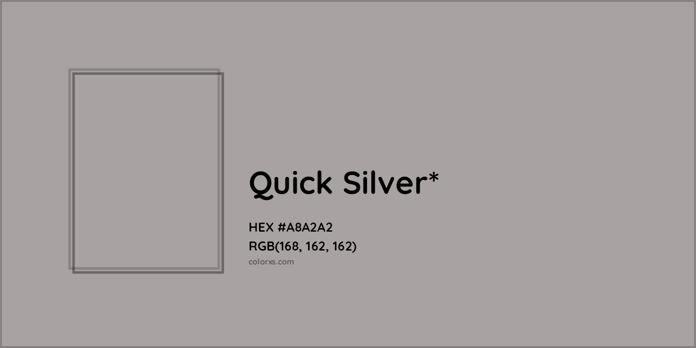 HEX #A8A2A2 Color Name, Color Code, Palettes, Similar Paints, Images