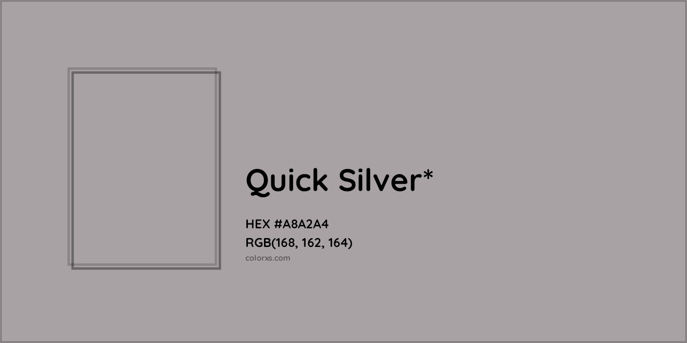 HEX #A8A2A4 Color Name, Color Code, Palettes, Similar Paints, Images