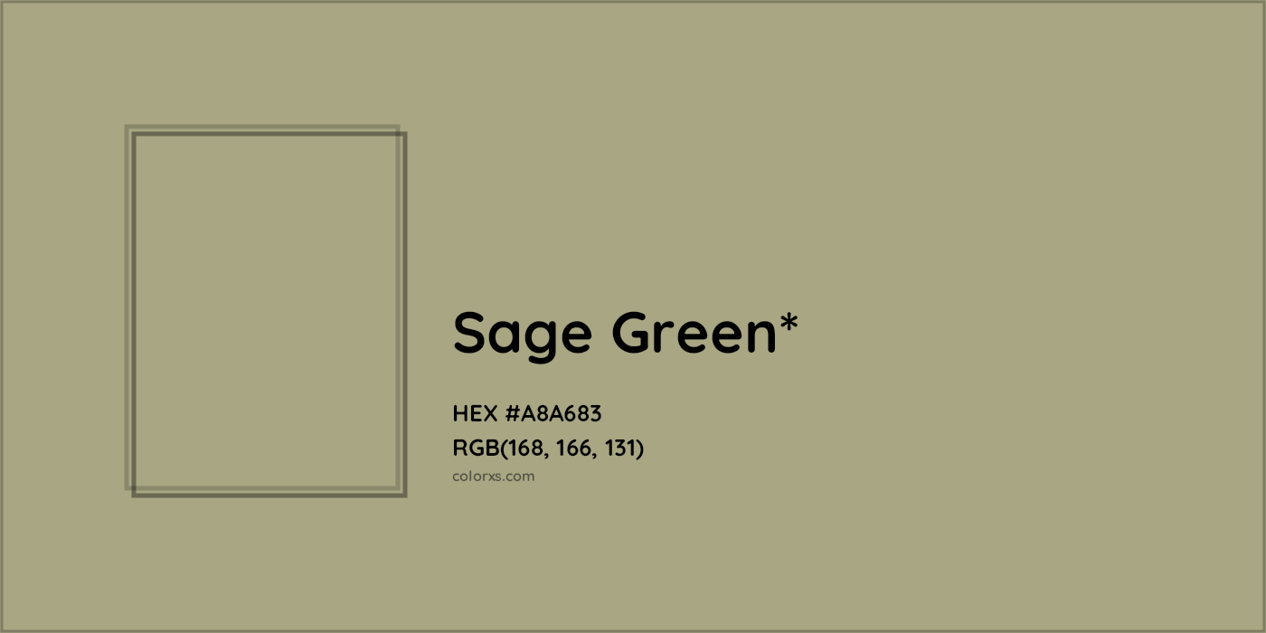 HEX #A8A683 Color Name, Color Code, Palettes, Similar Paints, Images
