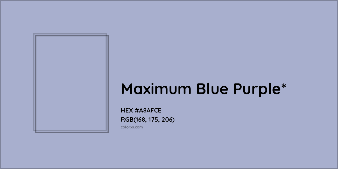 HEX #A8AFCE Color Name, Color Code, Palettes, Similar Paints, Images