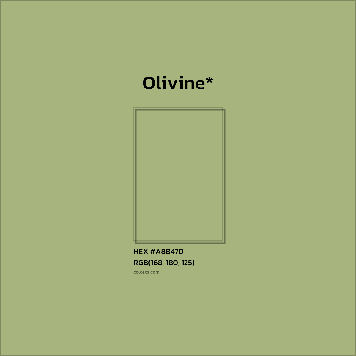 HEX #A8B47D Color Name, Color Code, Palettes, Similar Paints, Images