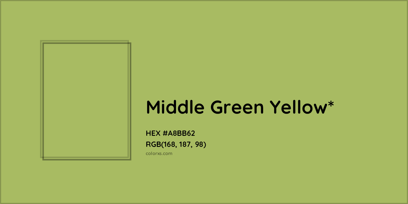 HEX #A8BB62 Color Name, Color Code, Palettes, Similar Paints, Images