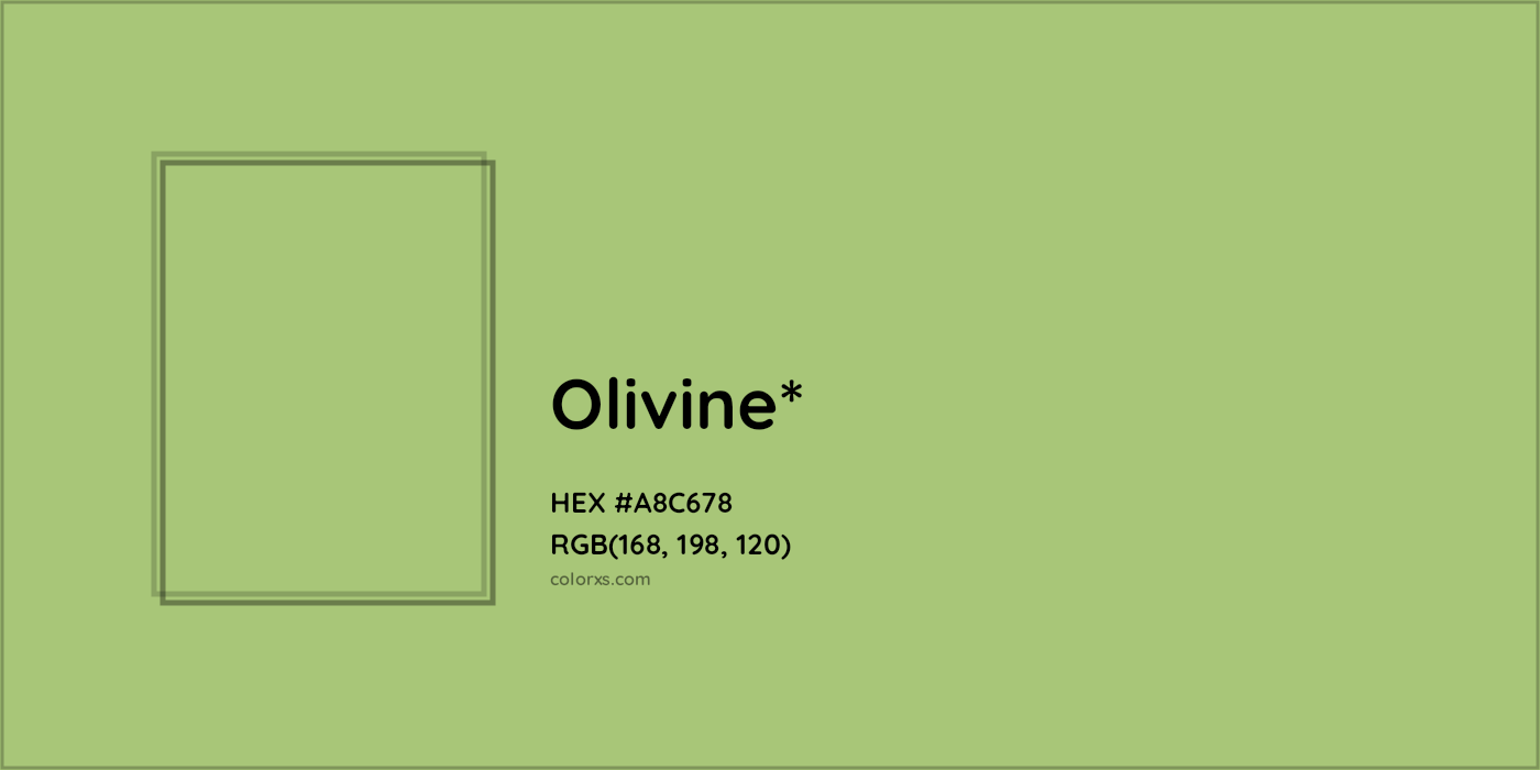 HEX #A8C678 Color Name, Color Code, Palettes, Similar Paints, Images