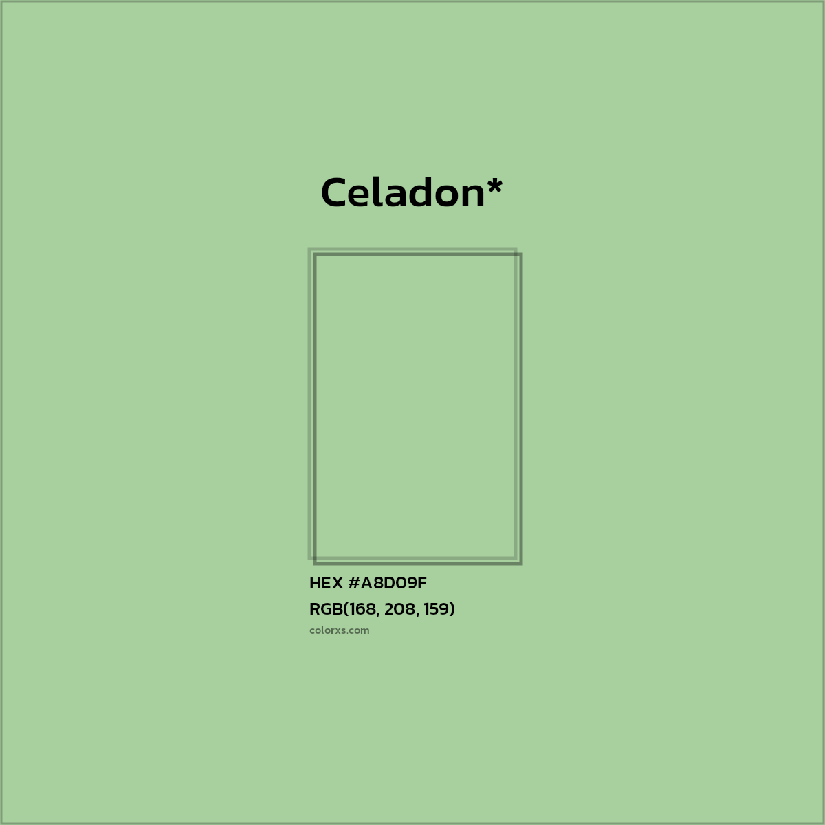 HEX #A8D09F Color Name, Color Code, Palettes, Similar Paints, Images