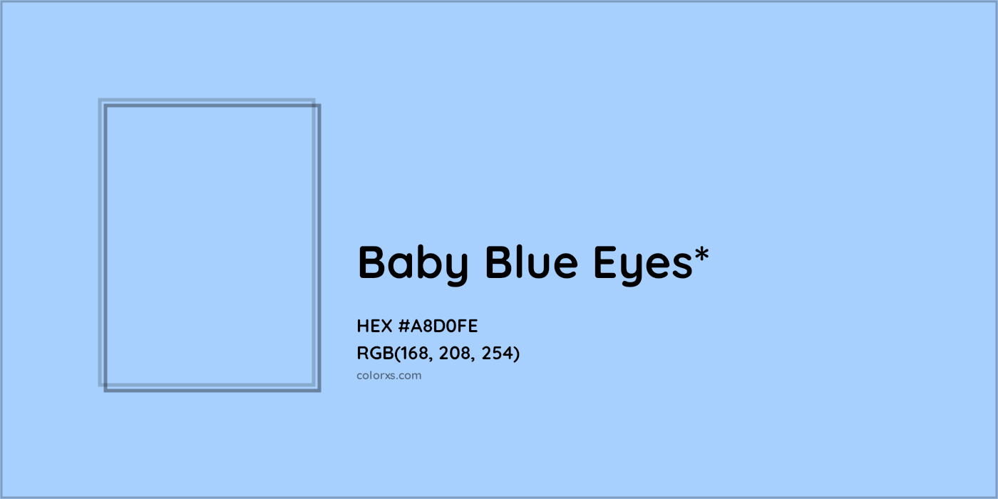 HEX #A8D0FE Color Name, Color Code, Palettes, Similar Paints, Images
