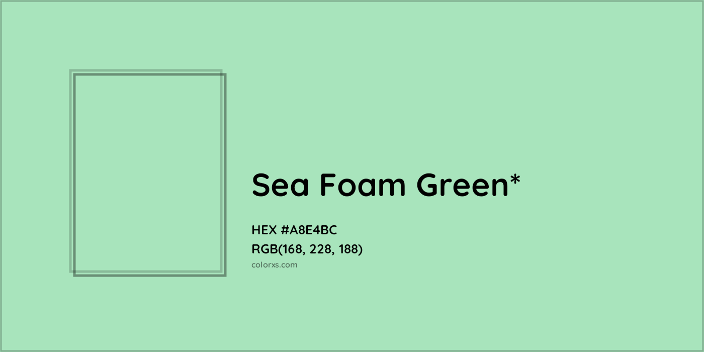 HEX #A8E4BC Color Name, Color Code, Palettes, Similar Paints, Images