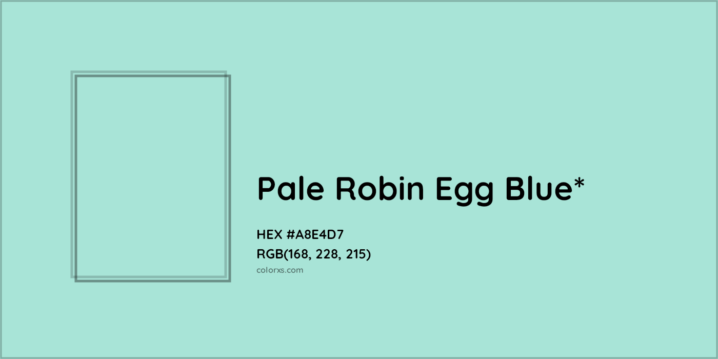 HEX #A8E4D7 Color Name, Color Code, Palettes, Similar Paints, Images