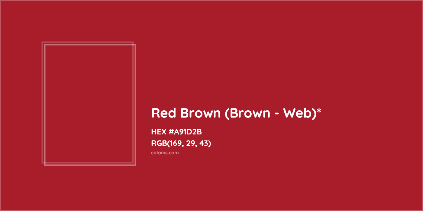 HEX #A91D2B Color Name, Color Code, Palettes, Similar Paints, Images