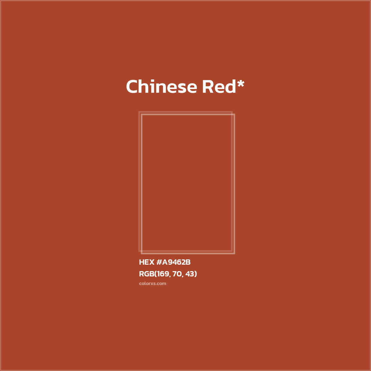 HEX #A9462B Color Name, Color Code, Palettes, Similar Paints, Images