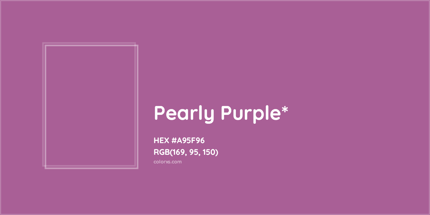 HEX #A95F96 Color Name, Color Code, Palettes, Similar Paints, Images