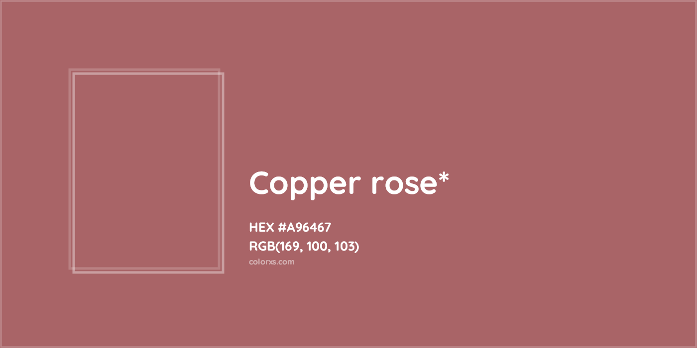 HEX #A96467 Color Name, Color Code, Palettes, Similar Paints, Images