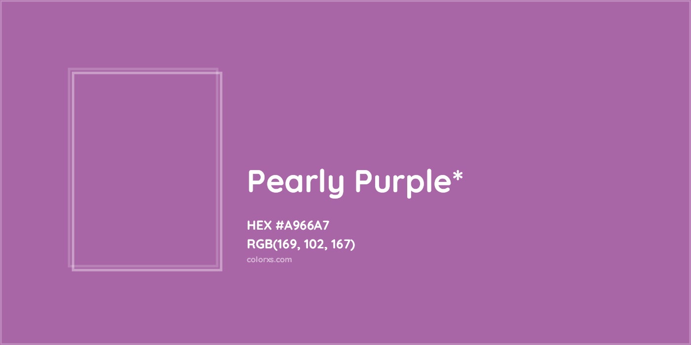 HEX #A966A7 Color Name, Color Code, Palettes, Similar Paints, Images