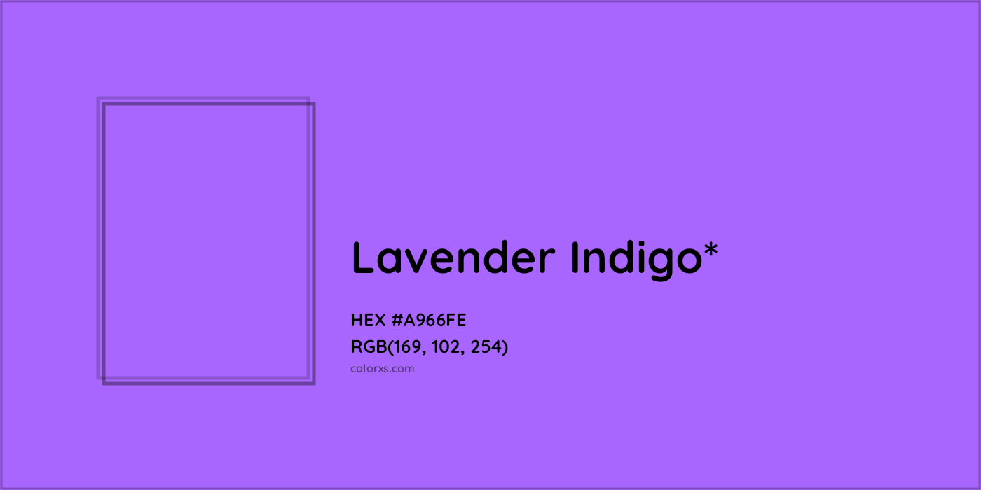 HEX #A966FE Color Name, Color Code, Palettes, Similar Paints, Images