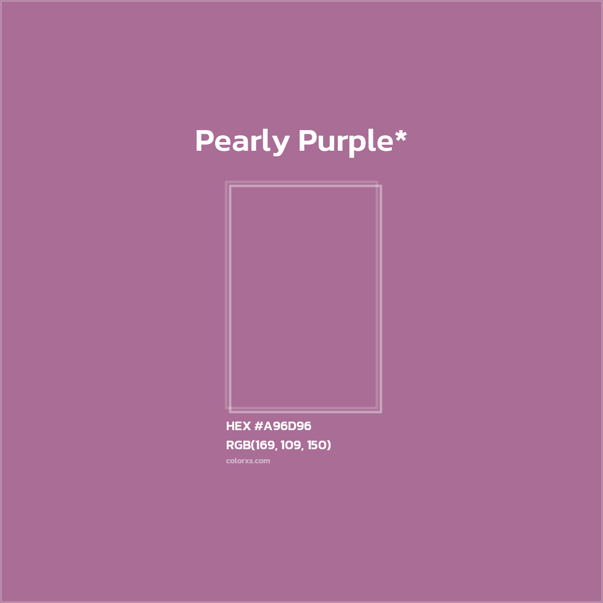 HEX #A96D96 Color Name, Color Code, Palettes, Similar Paints, Images