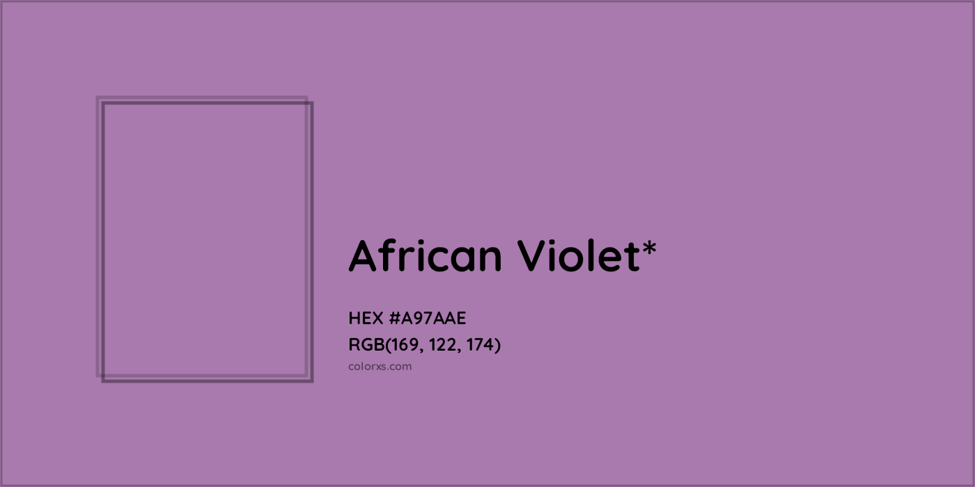 HEX #A97AAE Color Name, Color Code, Palettes, Similar Paints, Images