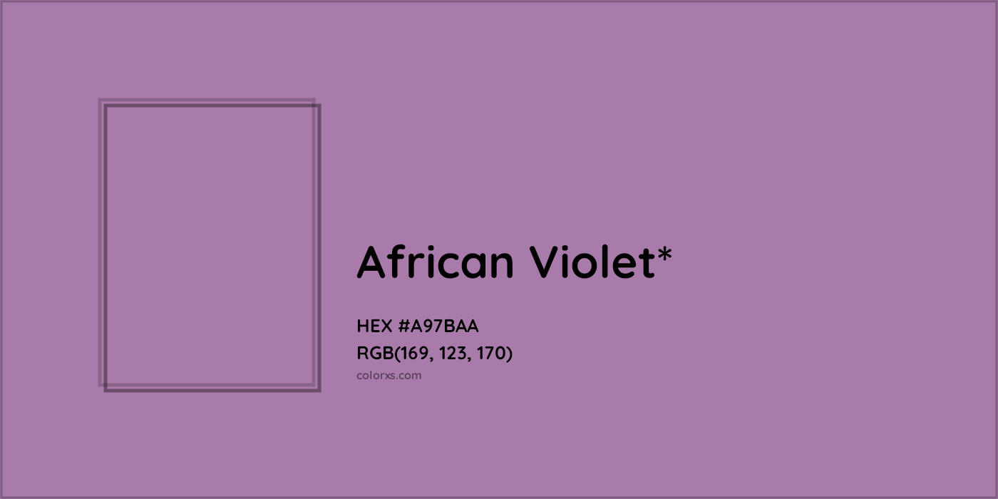 HEX #A97BAA Color Name, Color Code, Palettes, Similar Paints, Images