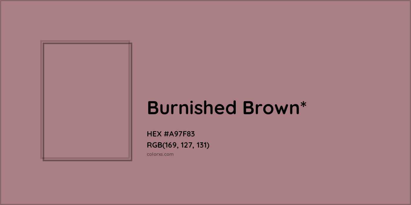 HEX #A97F83 Color Name, Color Code, Palettes, Similar Paints, Images