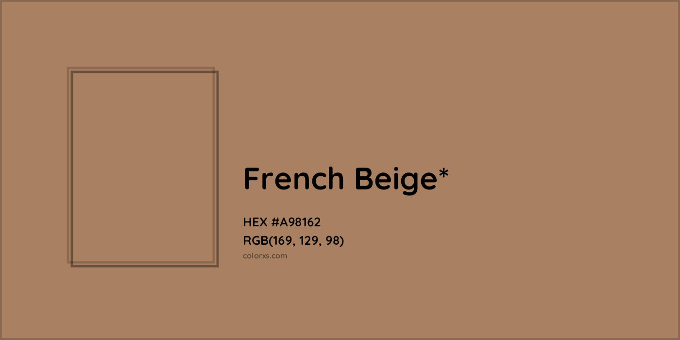 HEX #A98162 Color Name, Color Code, Palettes, Similar Paints, Images