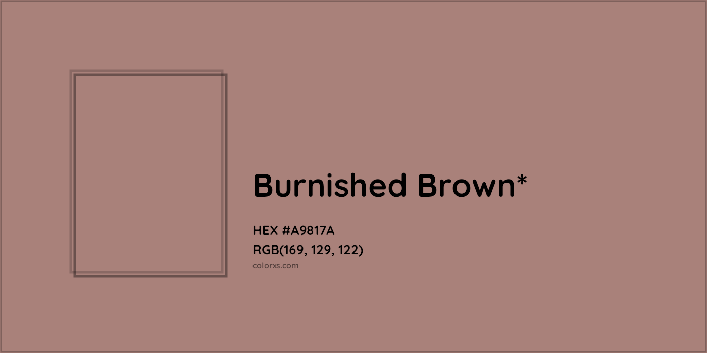HEX #A9817A Color Name, Color Code, Palettes, Similar Paints, Images